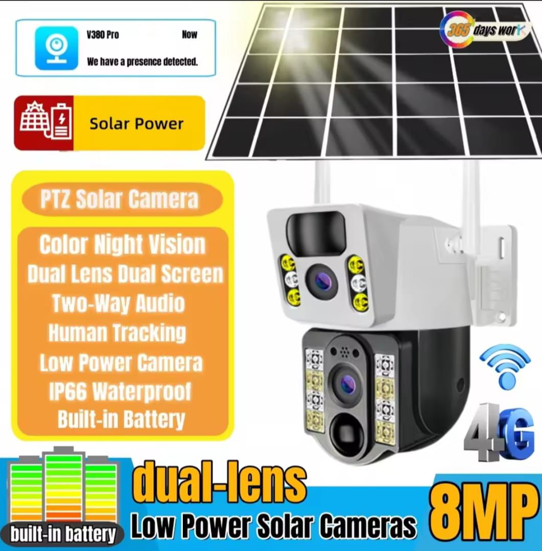 WIFI OUTDOOR SOLAR CHARGER SMART CAMERA