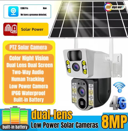 WIFI OUTDOOR SOLAR CHARGER SMART CAMERA