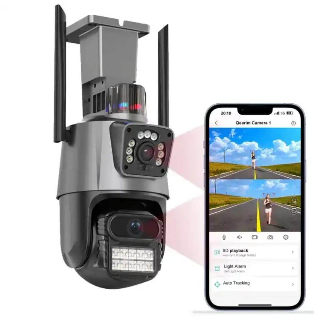 Dual Lens CCTV - 3+3MP CCTV Camera - Wifi Camera