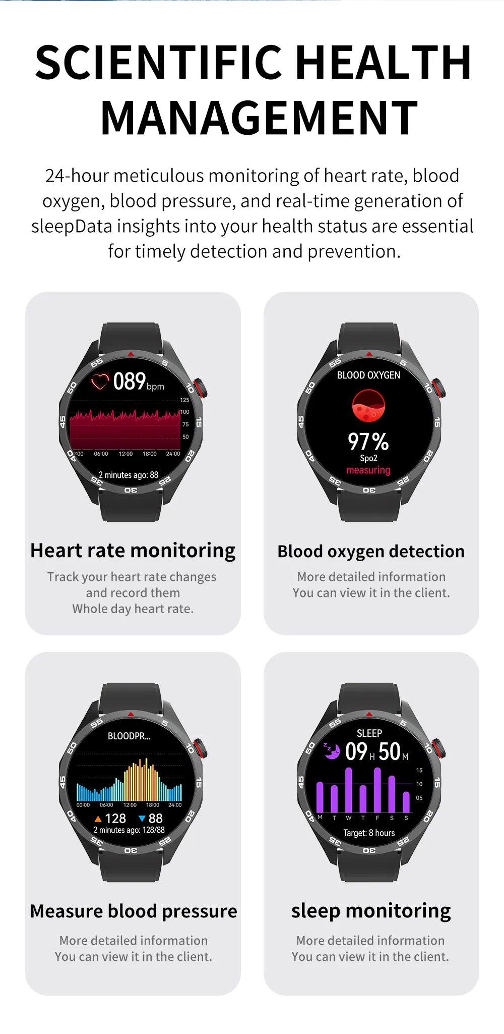 M19 Smartwatch with NFC Wireless Charging